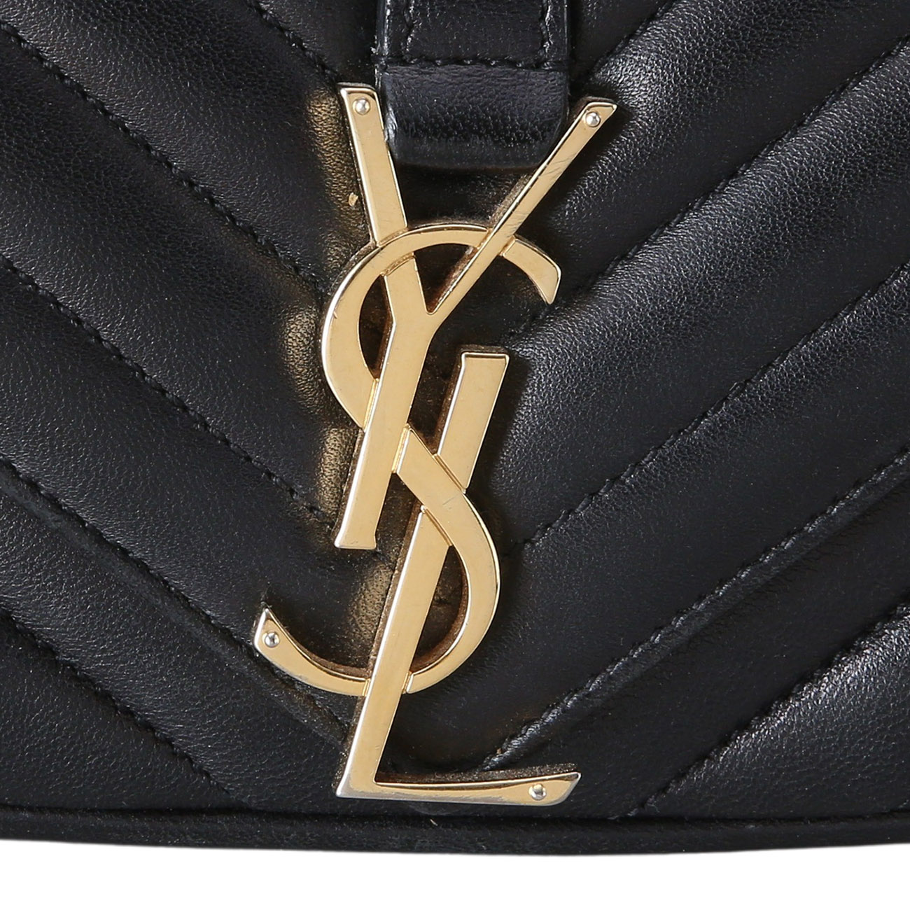 Yves Saint Laurent(USED)생로랑 모노그램 쉐브론 미니 사첼백